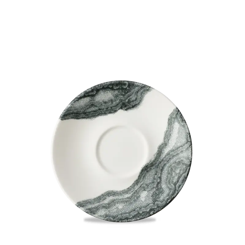 Tide Black Cappuccino Saucer – 6.25 Inch, Pack Of 12 1
