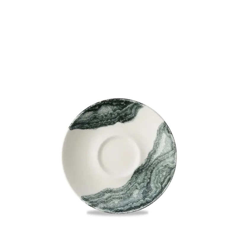 Tide Black Espresso Saucer – 4.5 Inch, Pack Of 12 1