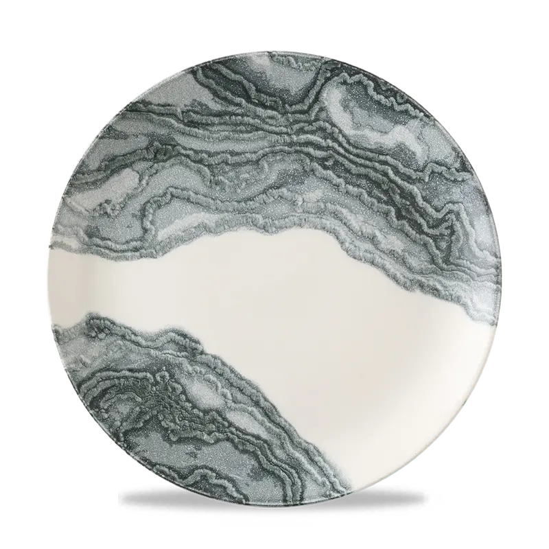 Tide Black Evolve Coupe Large Plate – 10.25 Inch, Pack Of 12 1