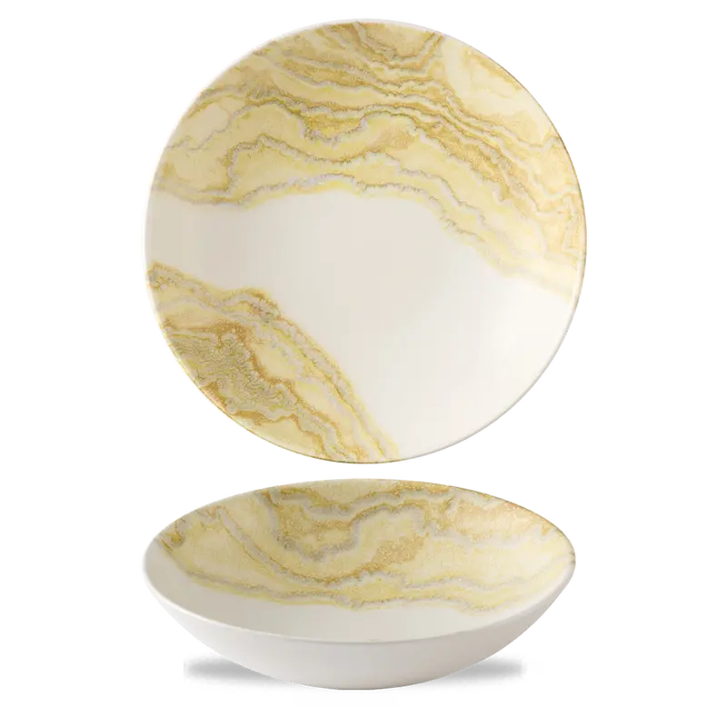 Tide Gold Evolve Coupe Serving Bowl – 9.75 Inch, Pack Of 12 1