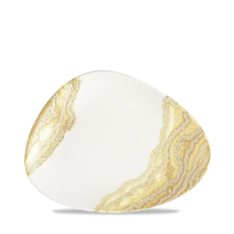 Tide Gold Triangular Chef’S Plate (26.5 × 20.5 Cm), Pack Of 12 1