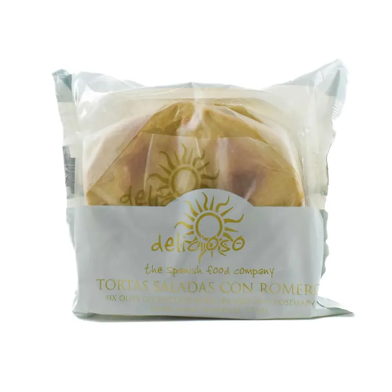 Tortas De Aceite Olive Oil Crackers – Sea Salt & Rosemary, 180 G 1