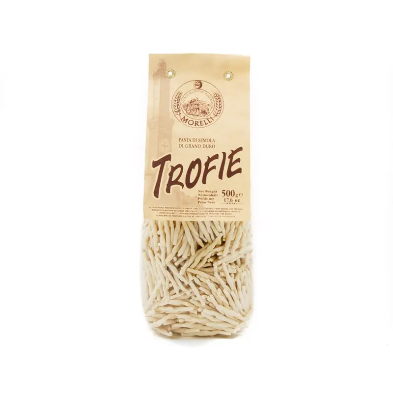 Traditional Trofie Pasta – Morelli Brand (500G) 1