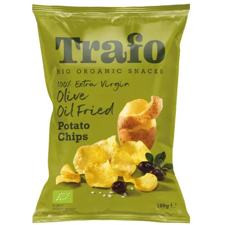 Trafo Extra-Virgin Olive Oil Potato Crisps – 12-Pack (100G Each) 1
