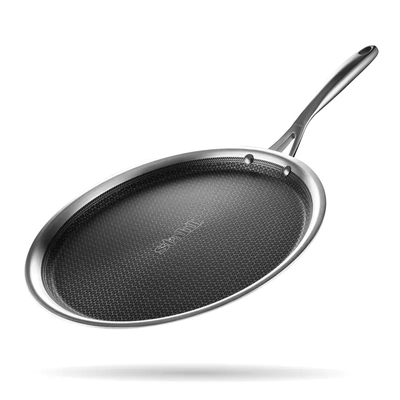 Triply Artisan Hybrid Dosa Tawa – Flat Griddle For Perfect Crepes & Pancakes 1