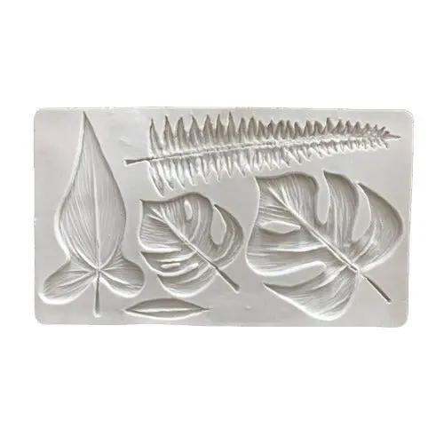 Tropical Leaf Pattern Silicone Mold 1