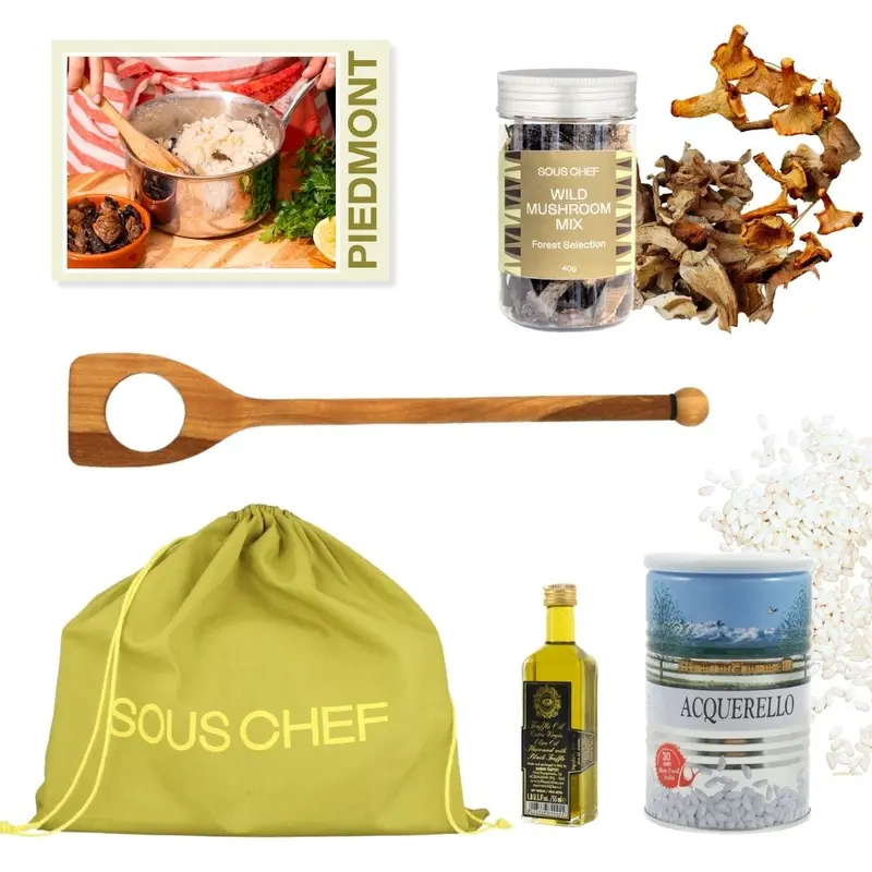 Truffle Risotto Deluxe Kit: Gourmet Arborio Rice, Truffle Oil & Finishing Touches 1