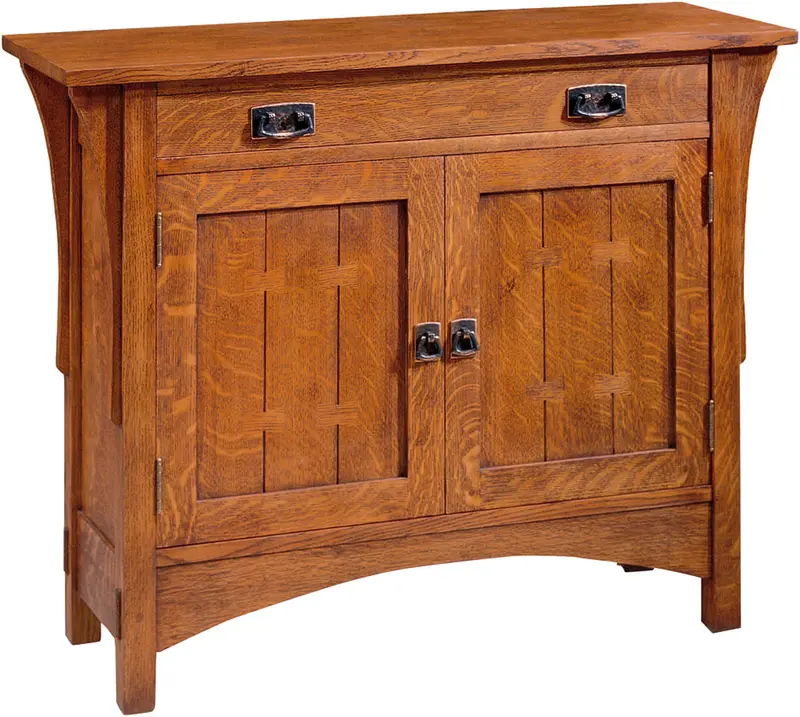 Two-Door Wooden Console Table 1