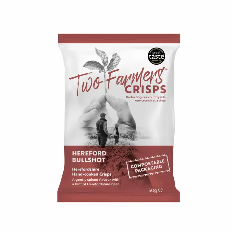 Two Farmers Hereford Bullshot Crisps – 150G Bold Flavoured Potato Snack 1