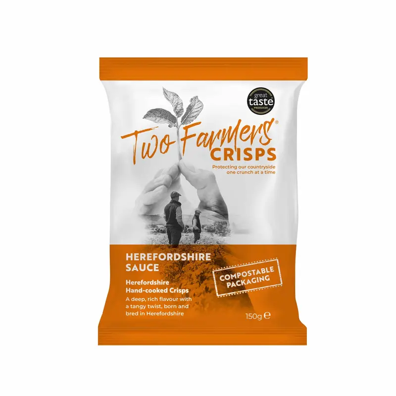 Two Farmers Herefordshire Sauce Crisps – 150G Gourmet Potato Snack 1