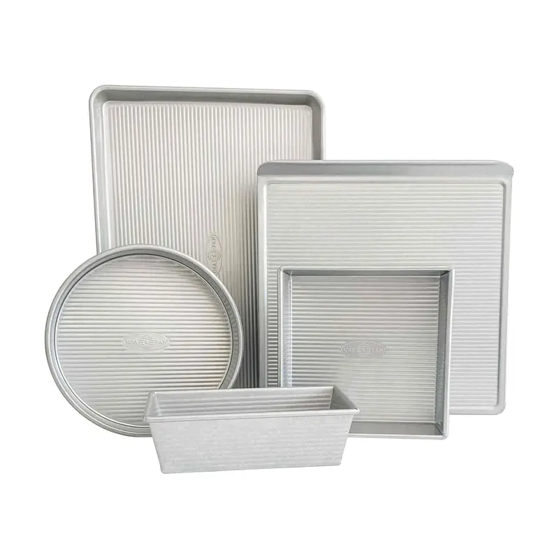 Usa Pan 5-Piece Premium Bakeware Set – Oven-Safe Essentials 1