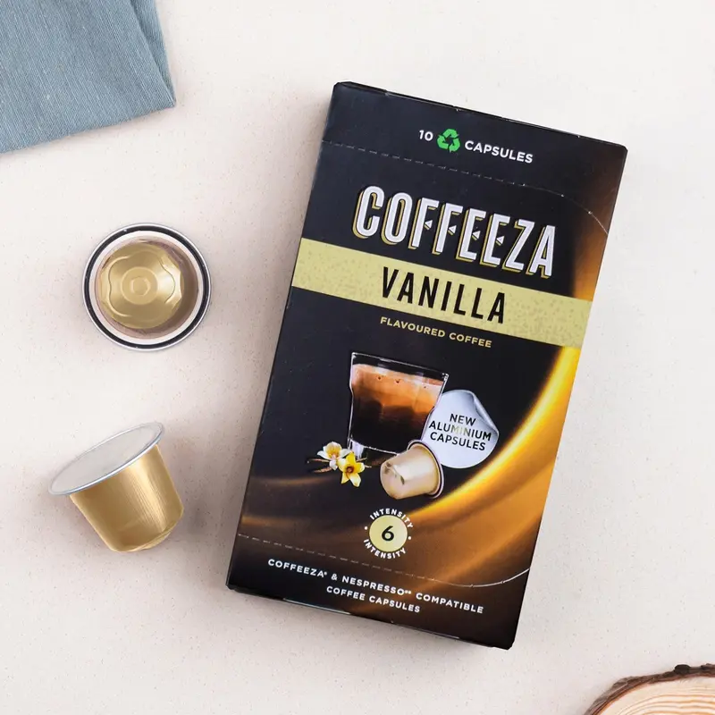 Vanilla-Infused Aluminum Coffee Capsules For Nespresso Devices 1