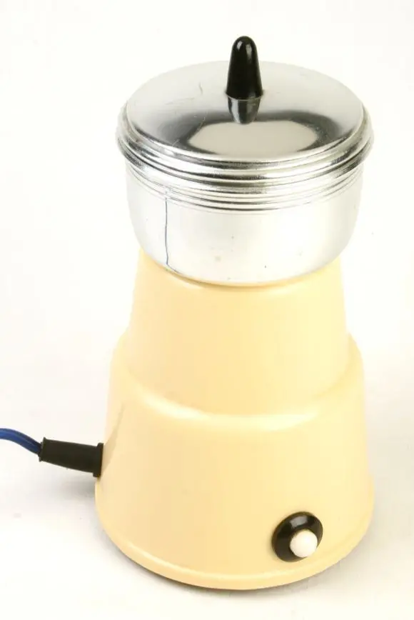 Vintage Atomic-Era Bakelite Electric Coffee Grinder – European Design 1