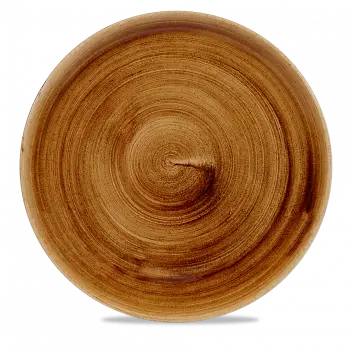 Vintage Copper Stonecast Coupe Evolve Plate – 12.75", Pack Of 6 1