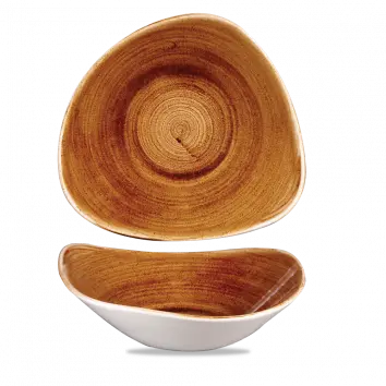 Vintage Copper Stonecast Lotus Bowl – 9.25", Pack Of 12 1