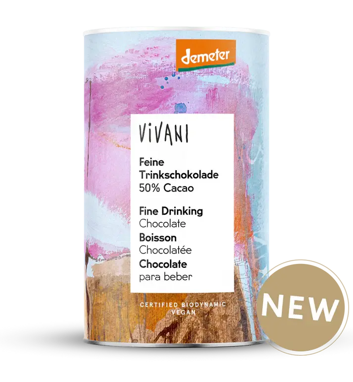 Vivani 50% Cacao Drinking Chocolate – Premium Fine Cocoa Powder (8 × 300G) 1