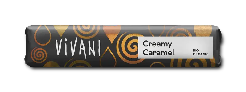 Vivani Organic Creamy Caramel Chocolate Bar – 18-Pack (40G Each) 1