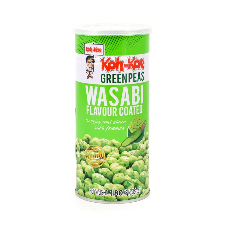 Wasabi-Coated Green Peas, 180G Crunchy Savory Snack 1