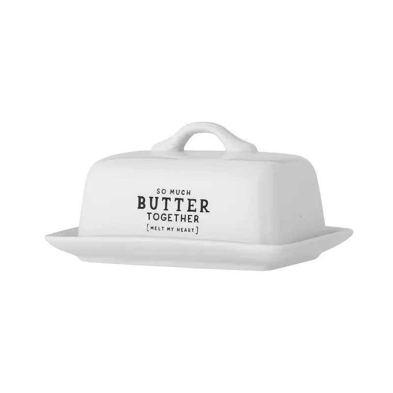Wendy Collection Butter Dish – Minimalist Ceramic Design 1