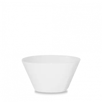 White Bit On The Side Ceramic Bowl – 18-Ounce Capacity, Pack Of 12 1