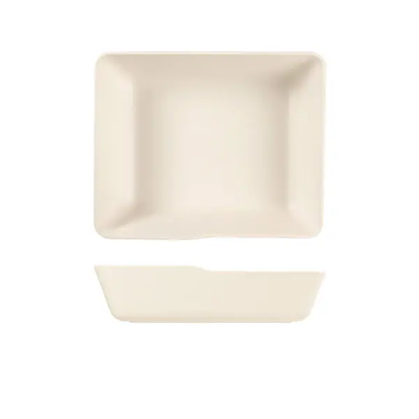 White Copenhagen Melamine Gn 1/2 Deep Dish – 32.5 X 26.5 X 8Cm, Per Item 1
