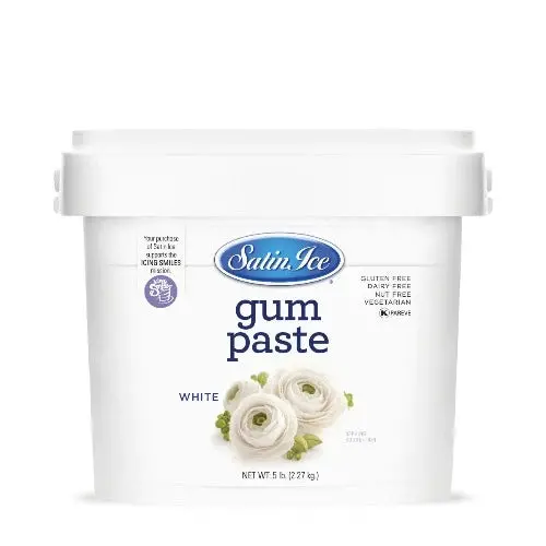 White Gum Paste For Cake Decorating 2