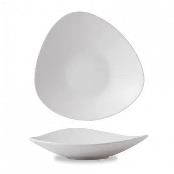 White Lotus-Design Melamine Dish – 14 Inch, Pack Of 4 1