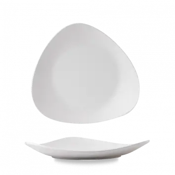 White Lotus-Design Melamine Platter – 13.75 Inch, Pack Of 4 1