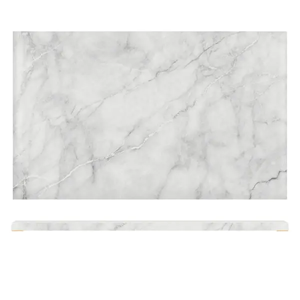 White Marble Agra Melamine Gn 1/1 Food Slab – 53 × 32.5 Cm – Single Unit 1
