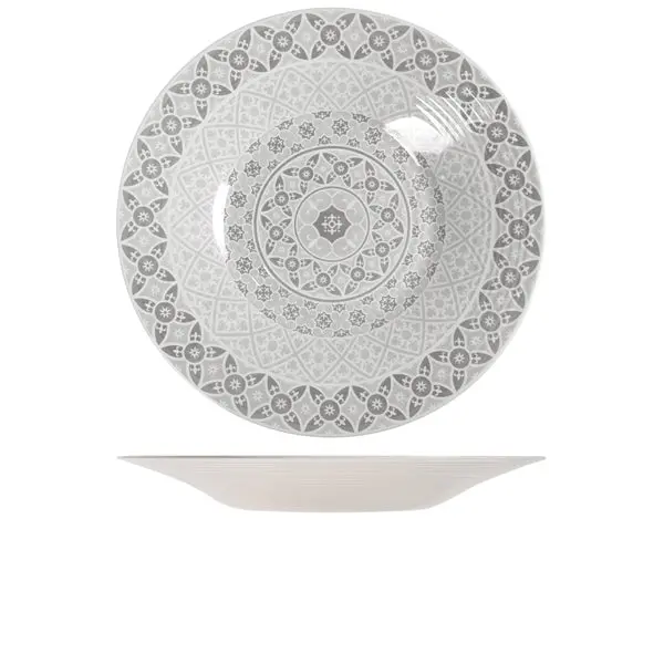 White Marrakesh Melamine Bowl – 48Cm X 6Cm, 1 Per Case 1