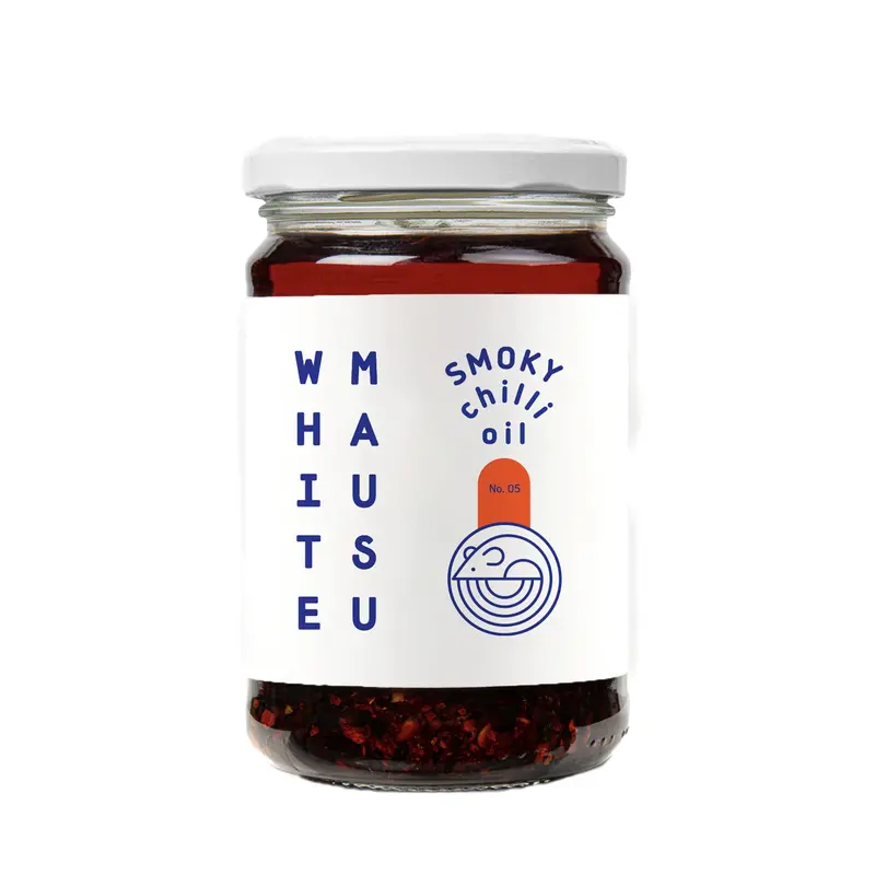 White Mausu Smoky Chili Oil – 240 G Spicy Umami Finishing Oil 1