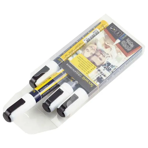 White Medium-Tip Chalk Markers – 4-Pack 1