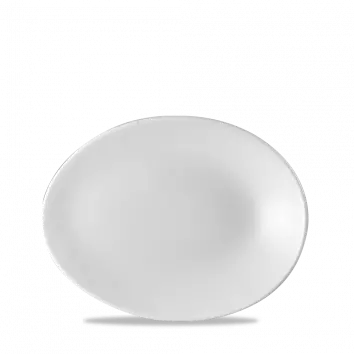 White Oval Orb Small Appetizer Plate – 8 X 6 Inches, Pack Of 12 1