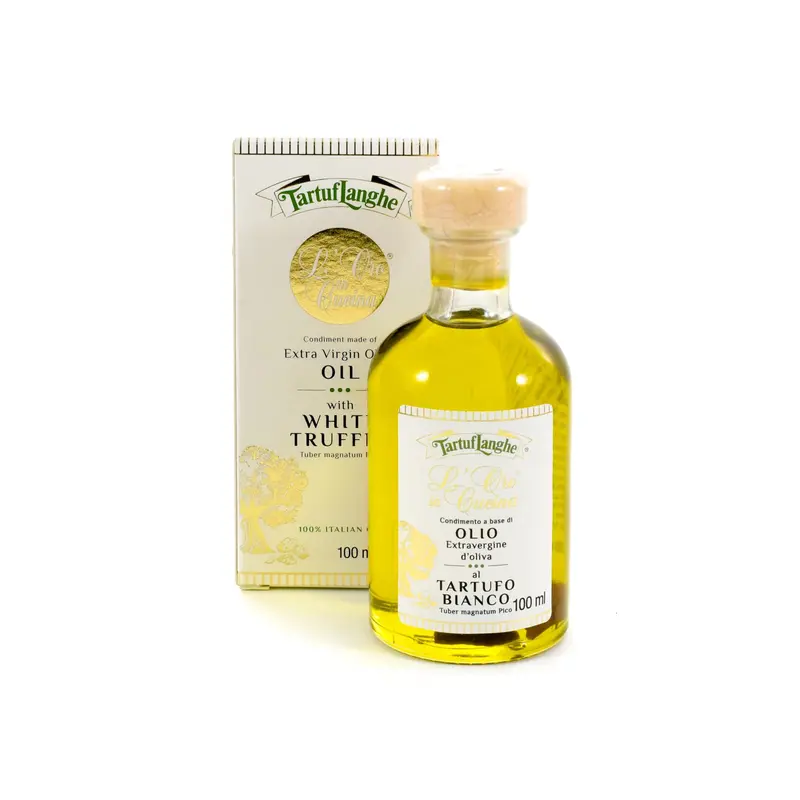 White Truffle Infused Extra Virgin Olive Oil – 100Ml Gourmet Bottle 1