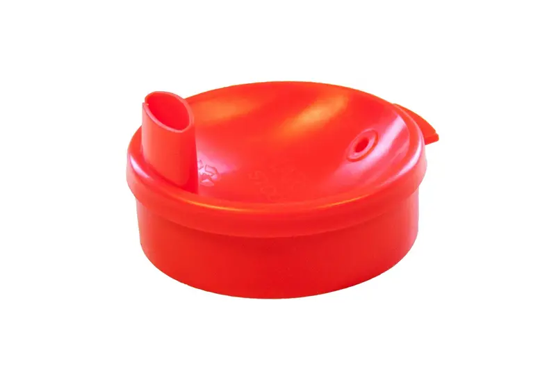 Wide Red Spout Attachment – Compatible With Two-Handled Beakers 1