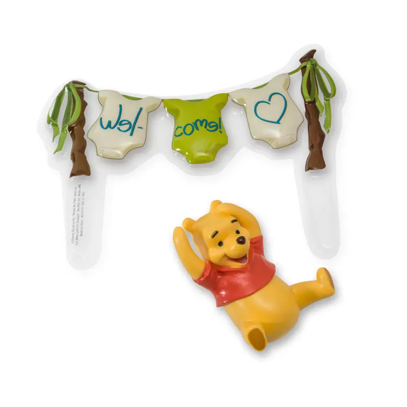 Winnie The Pooh 'Welcome Baby' Cake Topper For Newborn Celebrations 1