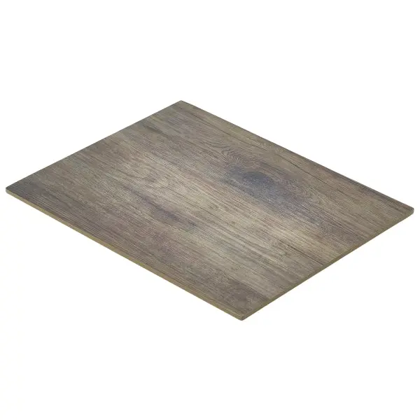 Wood-Grain Melamine Gn 1/2 Platter – Single Unit 1