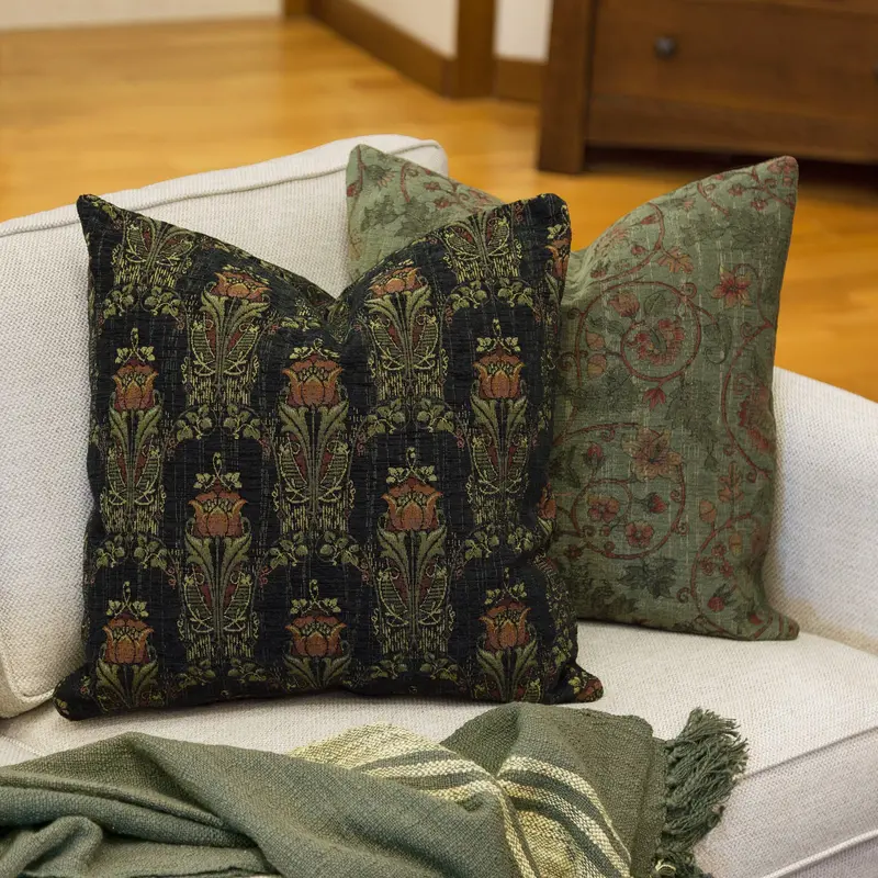 Woven Tapestry Throw Pillow 1