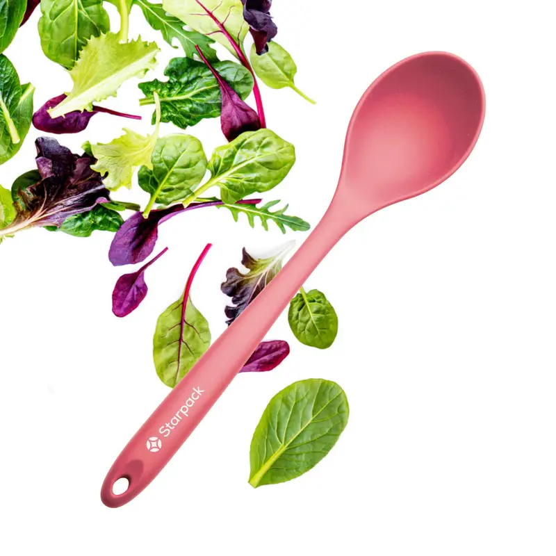 Xl Heat-Resistant Silicone Serving Spoon 1