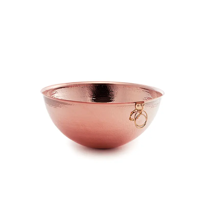 Yçk Heavy-Gauge Copper Whisking Bowl For Confectionery 1