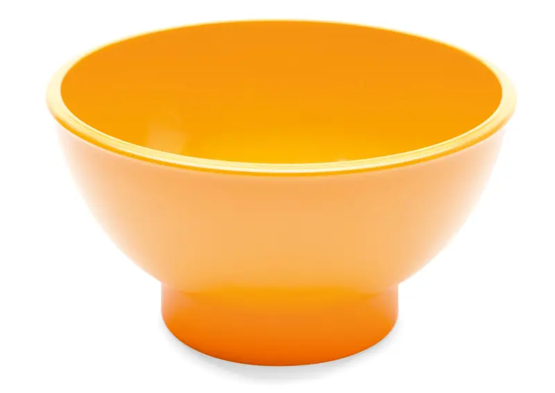 Yellow Sundae Dish – Curved Rim Dessert Serveware 1