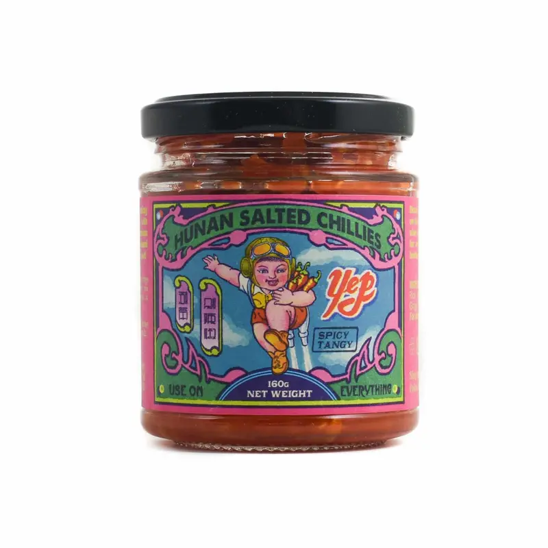 Yep Kitchen Hunan Salted Chili Condiment – 160G Jar 1