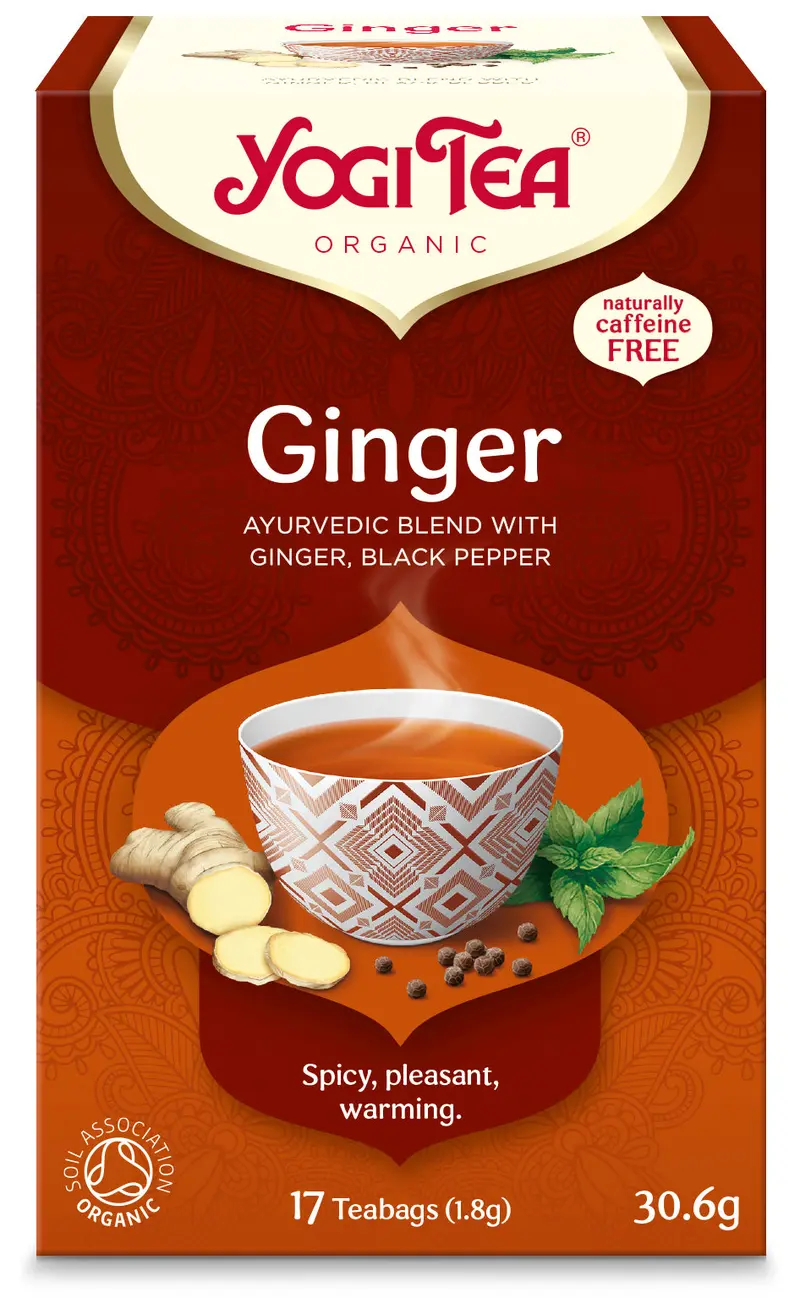 Yogi Ginger Herbal Tea – 17-Count Box (Pack Of 6) 1