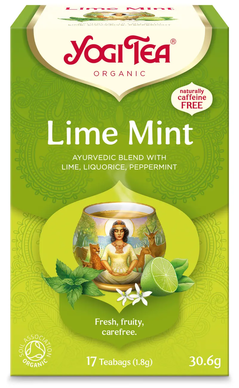 Yogi Lime & Mint Herbal Infusion – 17-Count Box (Pack Of 6) 1