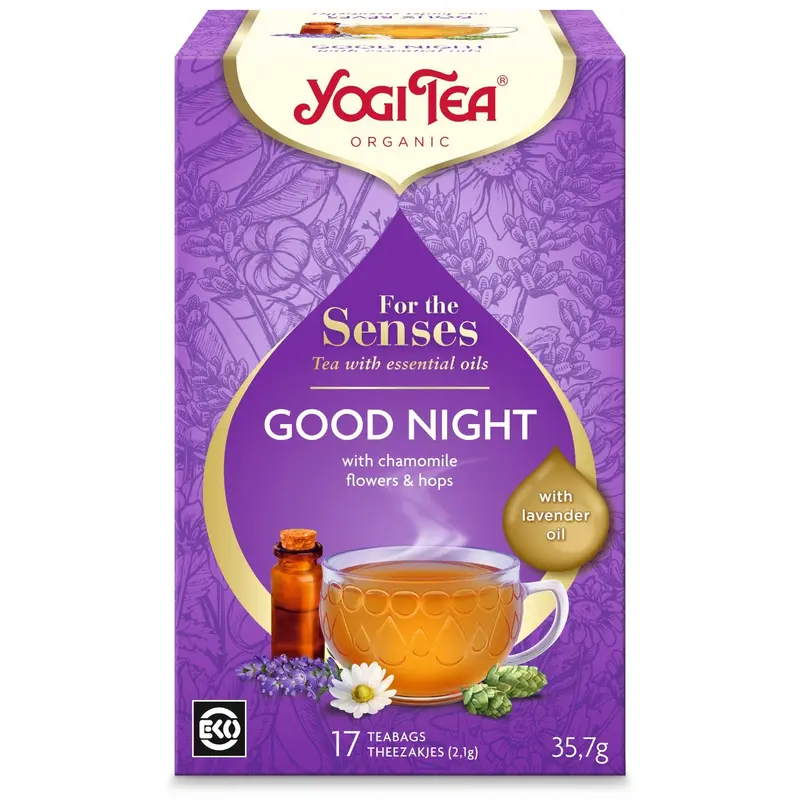 Yogi Tea Good Night Relaxing Nighttime Blend – 17 Tea Bags × 6 Boxes 1