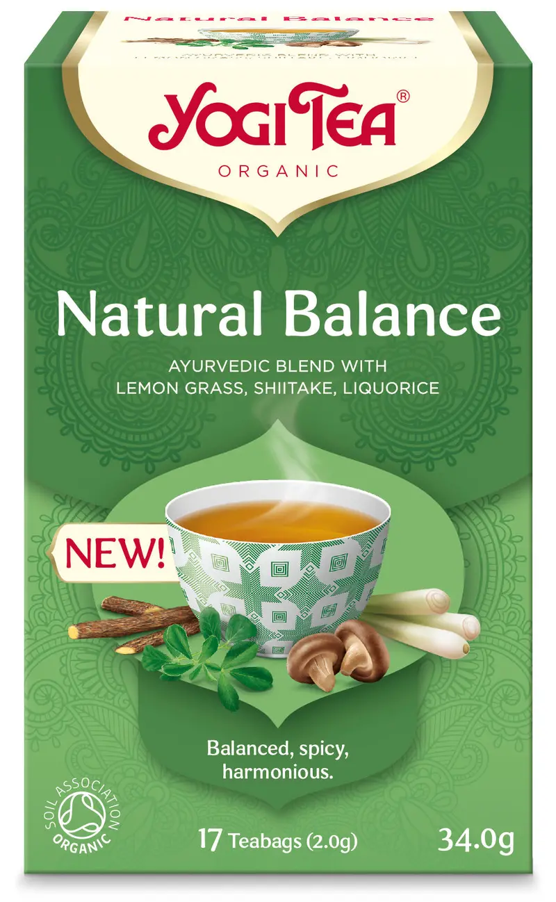 Yogi Tea Natural Balance Hormonal Wellness Tea – 17 Sachets Per Box (6-Pack) 1