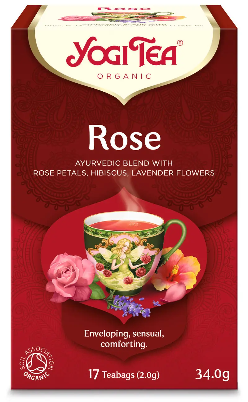 Yogi Tea Rose Floral Herbal Infusion – 17 Tea Sachets × 6 Boxes 1