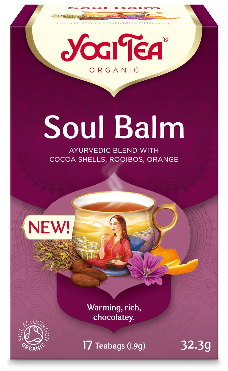 Yogi Tea Soul Balm Nourishing Herbal Infusion – 17 Bags Per Box (6-Count) 1