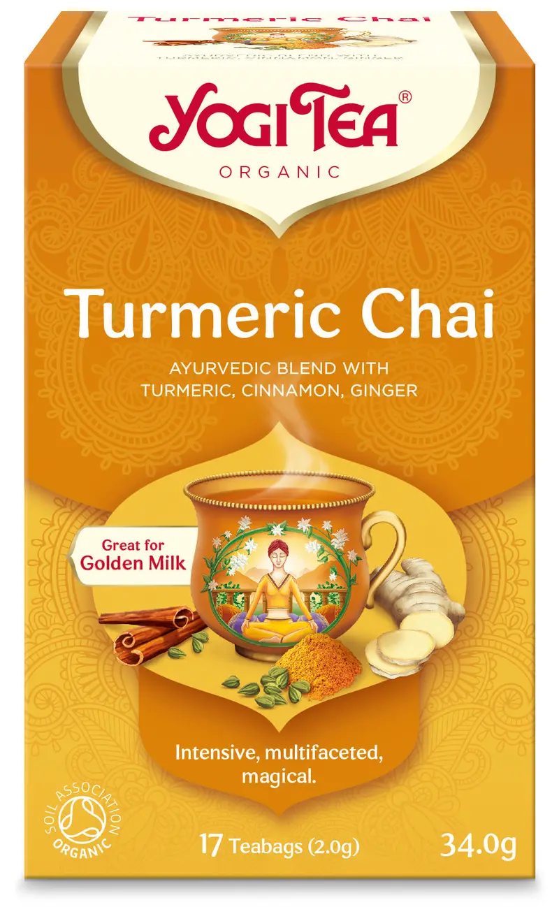 Yogi Tea Turmeric Chai Anti-Inflammatory Spiced Tea – 17 Bags × 6 Boxes 1