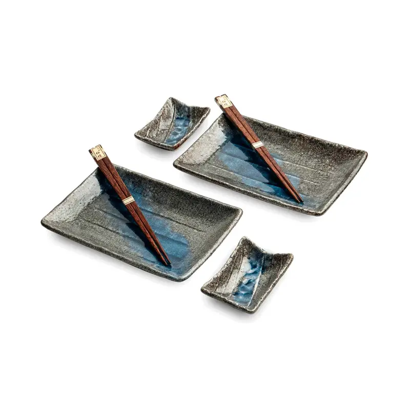 Yonaka Traditional Sushi Serving Set – Elegant Japanese Tableware 1